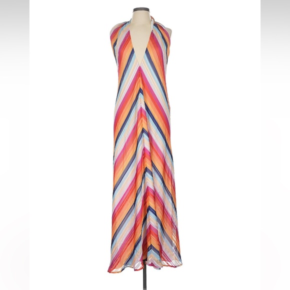 NWT Tuckernuck Sienna Sunrise D’Amore Maxi Dress- Size Large - Picture 4 of 9
